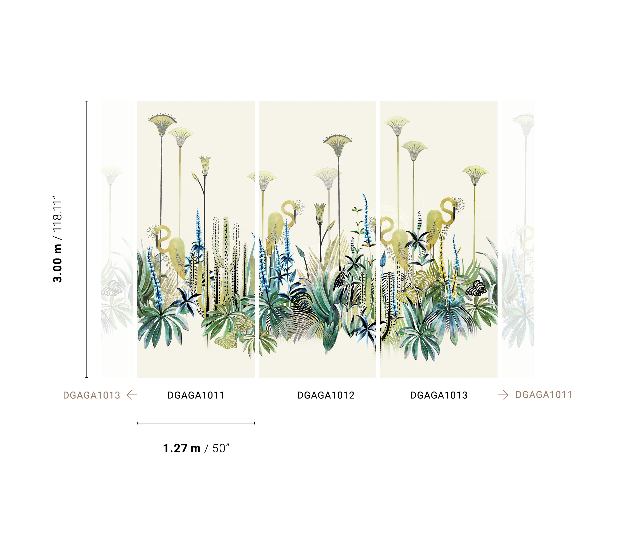 LUSH AGA101 KHROMA AGATHE WALLPANEL