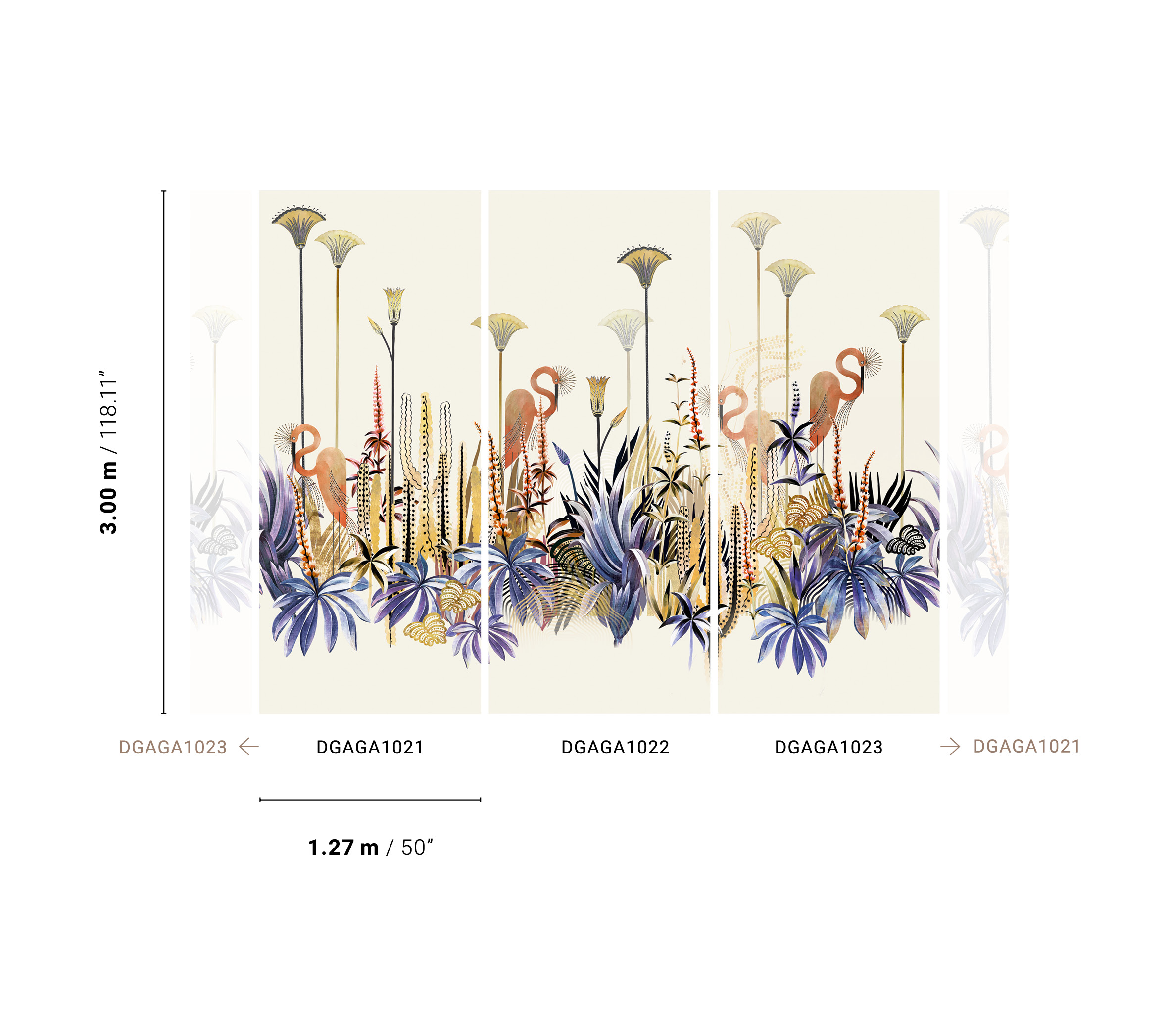 LUSH AGA102 KHROMA AGATHE WALLPANEL