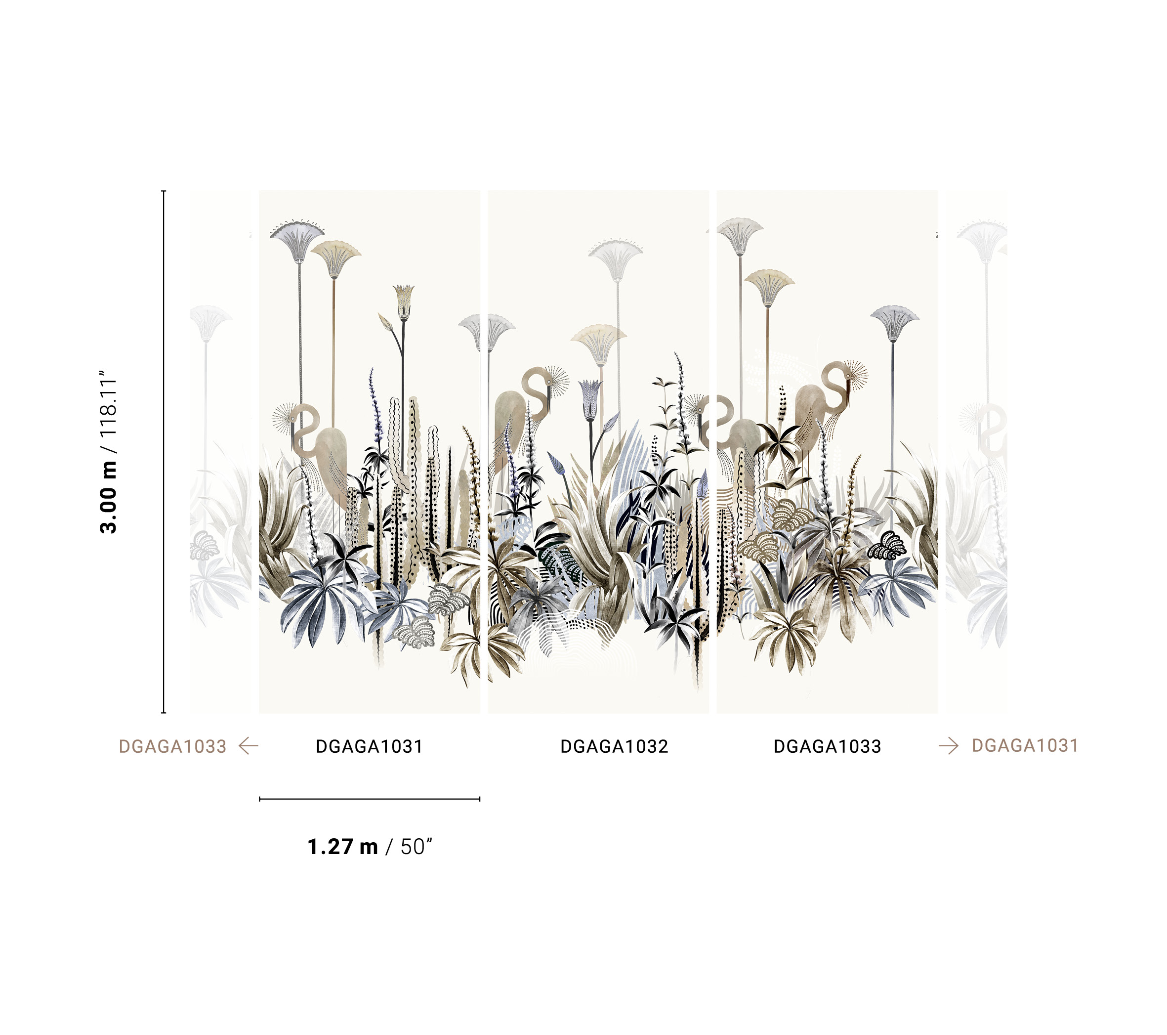 LUSH AGA103 KHROMA AGATHE WALLPANEL