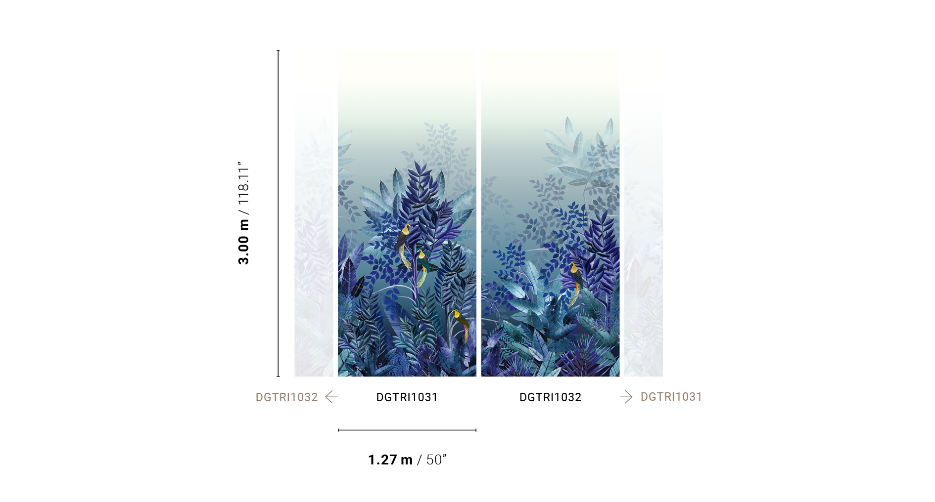 TRIBUTE TRI1031 KHROMA WALLDESIGNS WALLPANEL