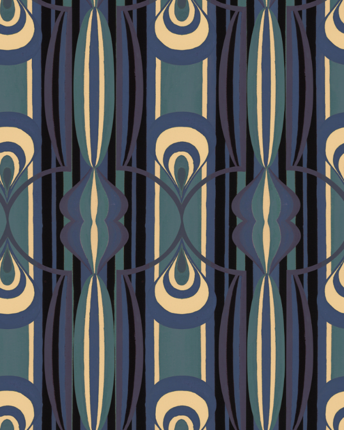 Blue, Green, Beige