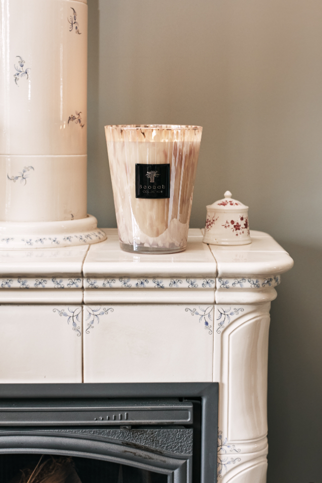 SCENTED CANDLE PEARLS WHITE BBMAX08 PW PEARLS BAOBABCOLLECTION CANDLES 1