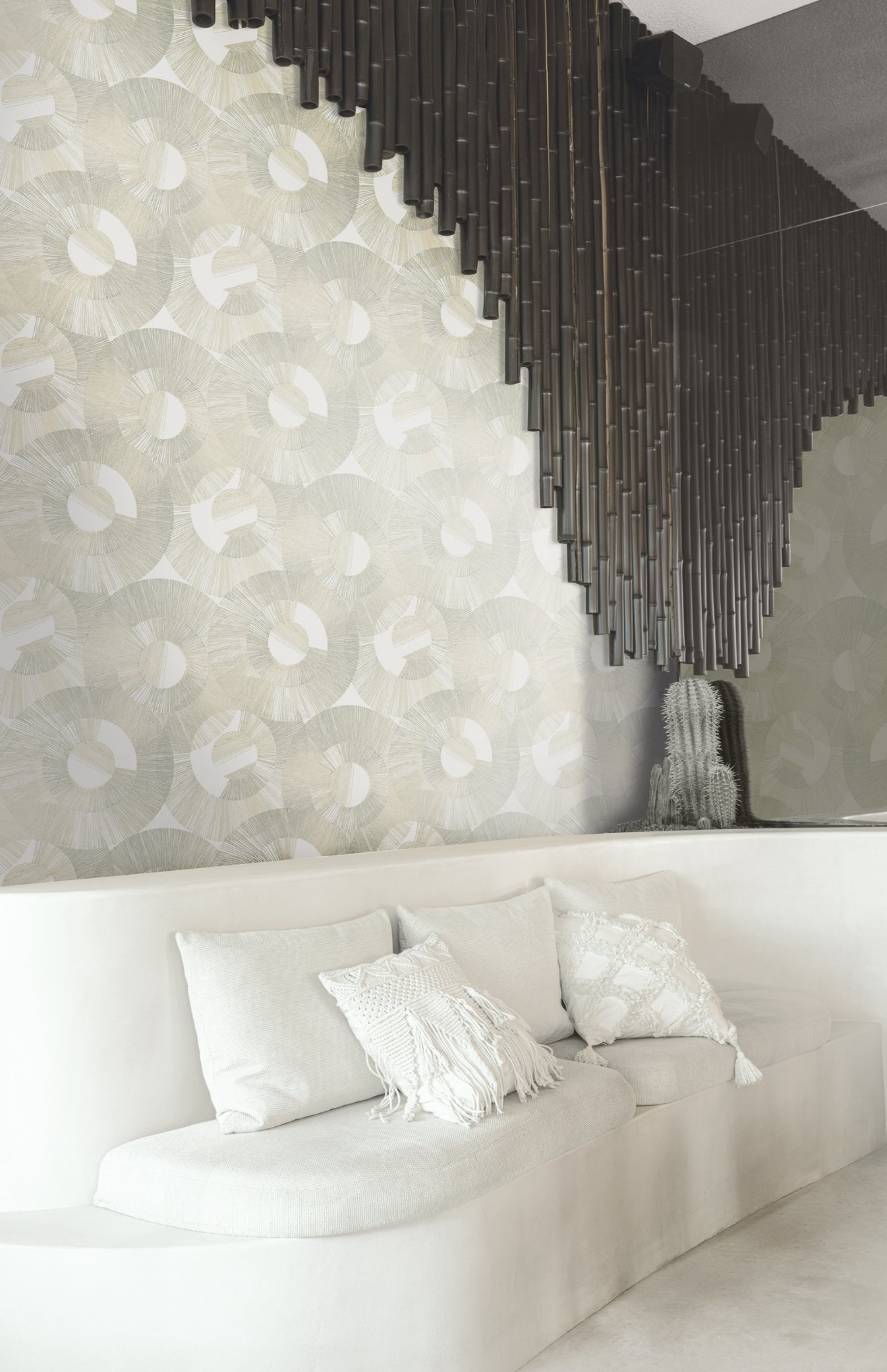 Beige, White