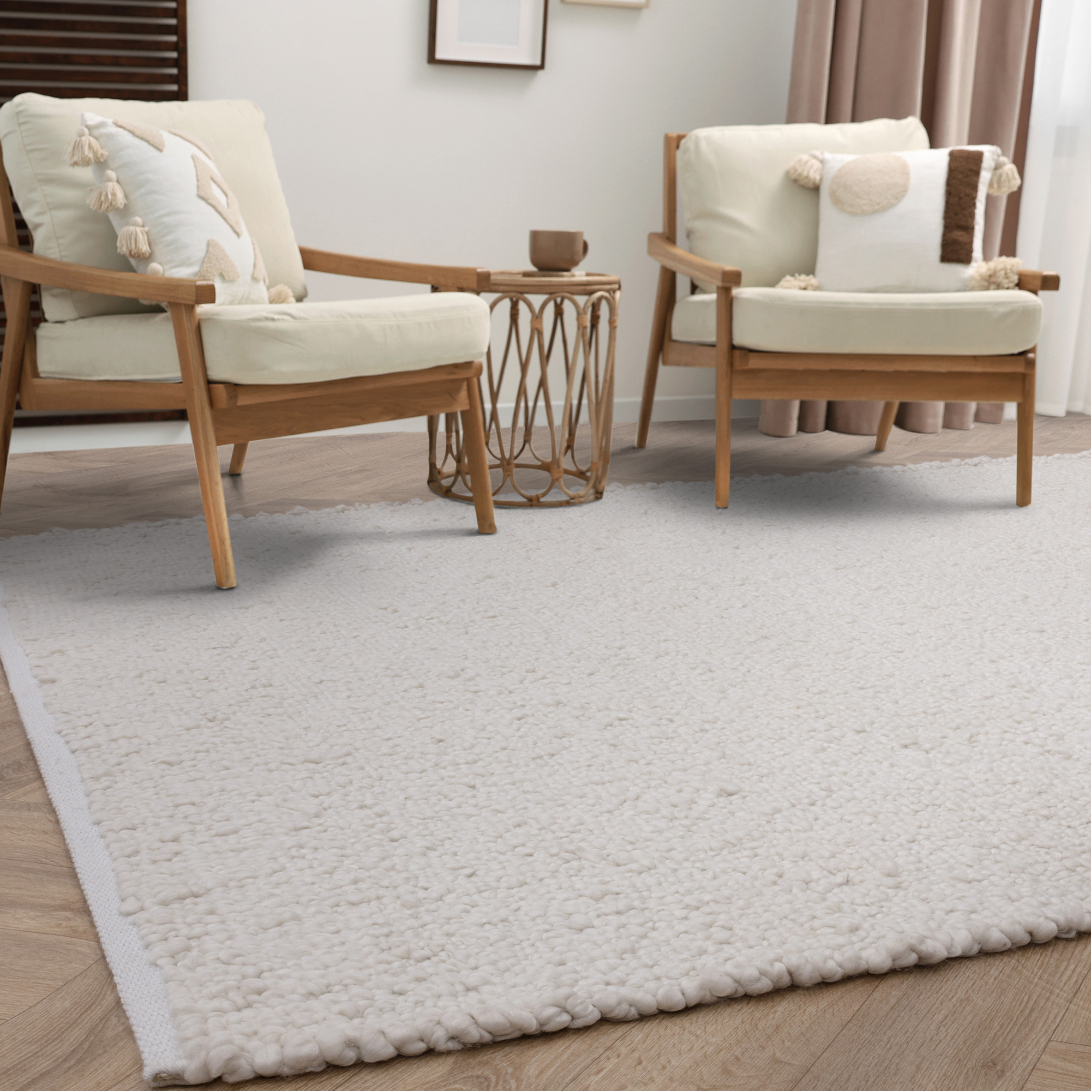 ABBUS IVORY RUG ASL120 X170 ABIR BOHO ASIATICLONDON RUGS