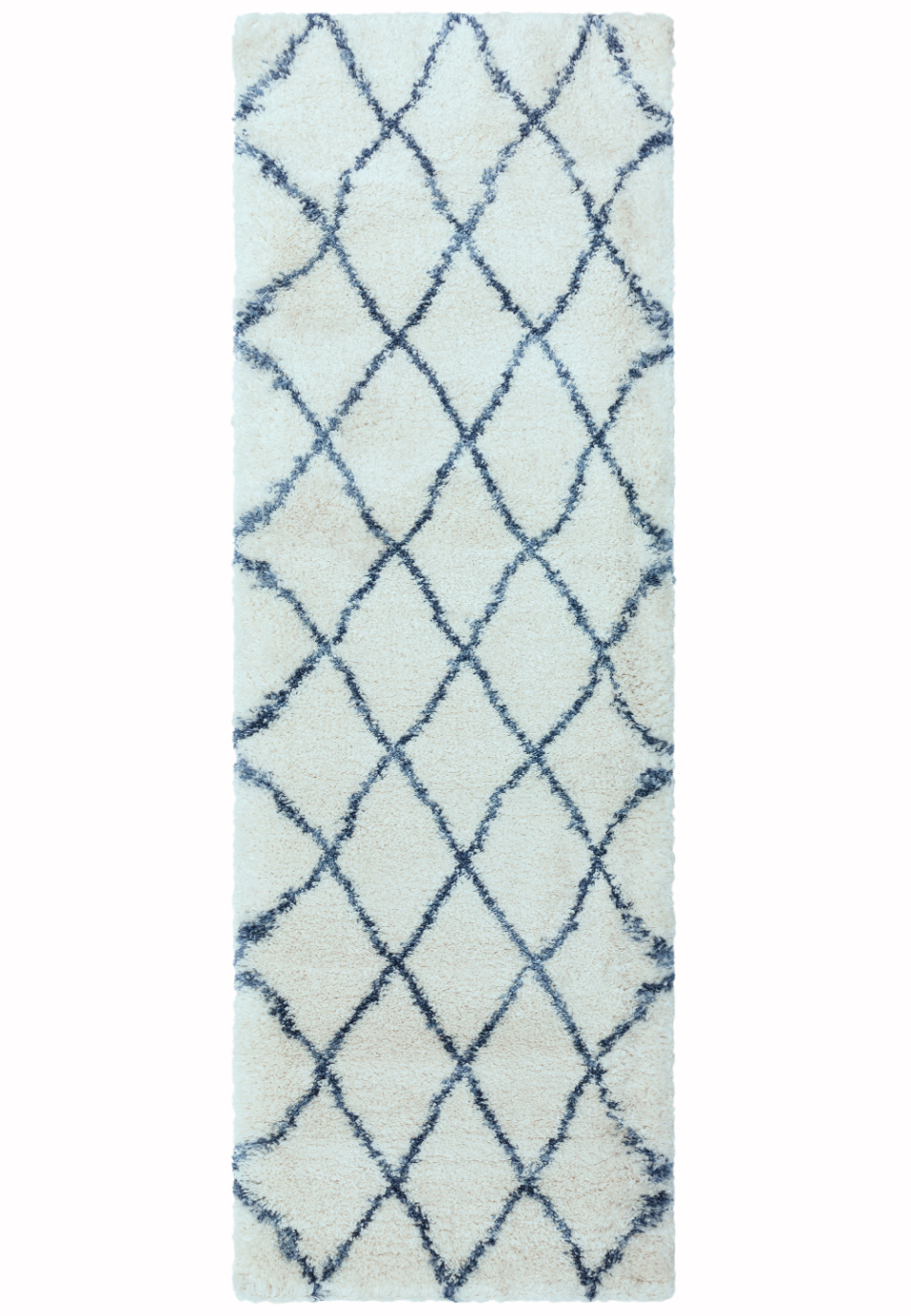 ALTO BLUE CREAM MOROCCAN SHAGGY RUG AL03 ASL80 X240 AB CMSRAL03 ESSENTIALS ASIATICLONDON RUGS