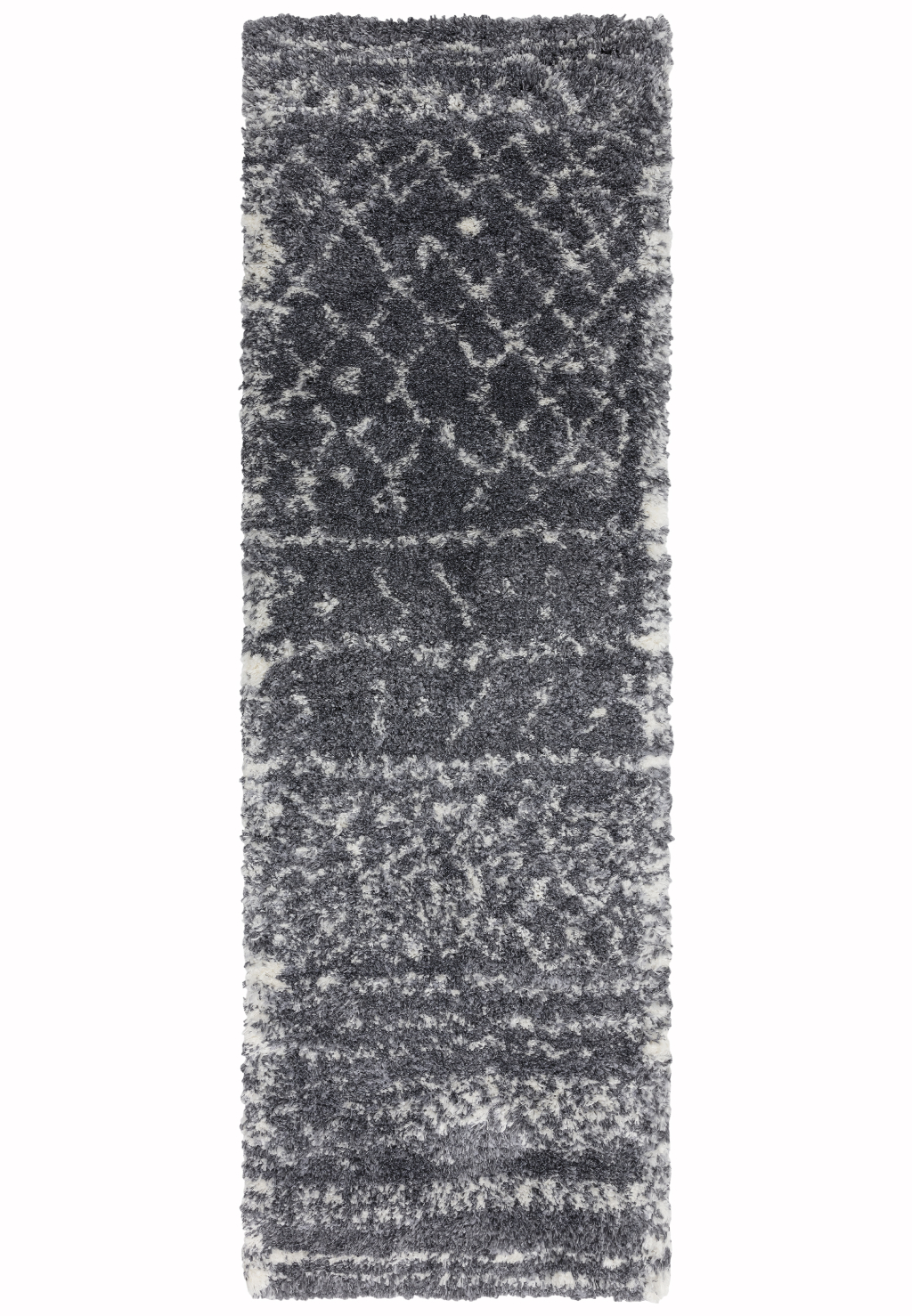 ALTO GREY CREAM MOROCCAN SHAGGY RUG AL05 ASL80 X240 AGCMSRAL05 ESSENTIALS ASIATICLONDON RUGS