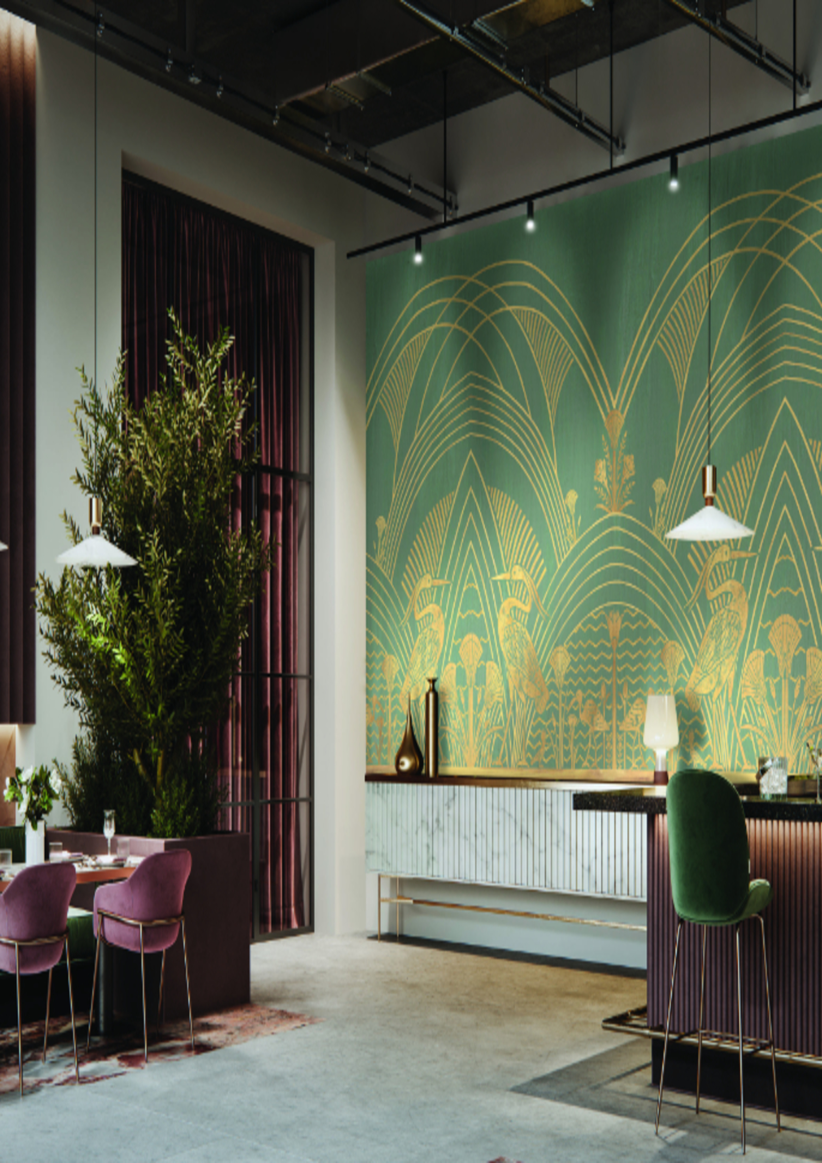 ELEPHANTINE A76193364 PANORAMAS 3 CASAMANCE WALLPANEL