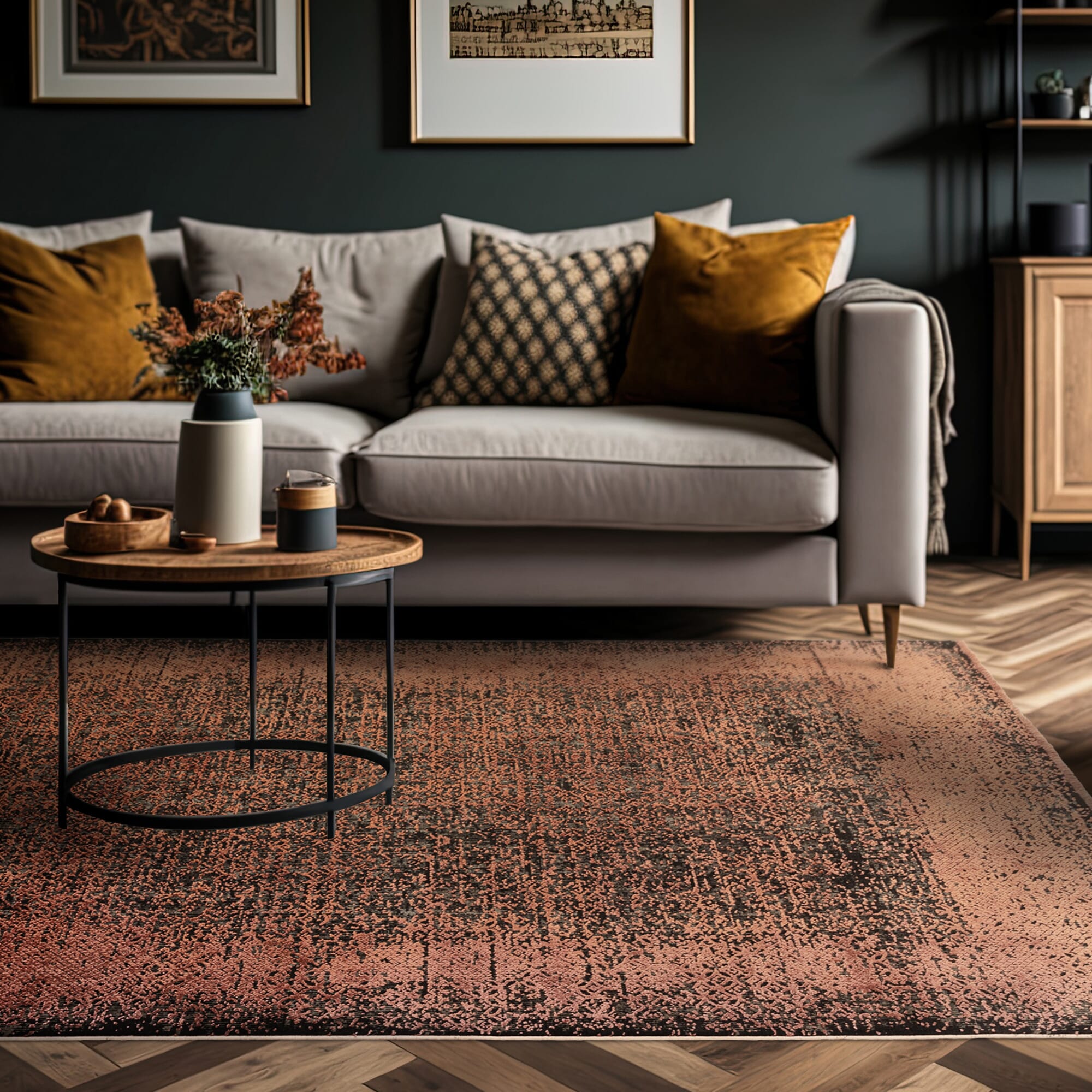 elodie terracotta black ls sq