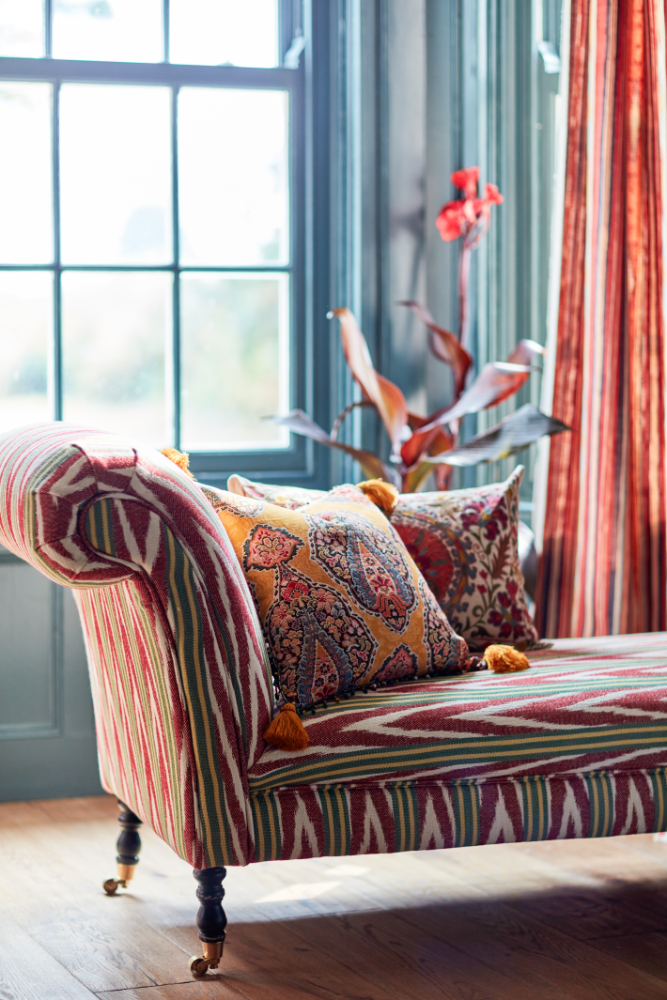 BAKHMAL IKAT Woven Fabric 35x81cm FB00082 1