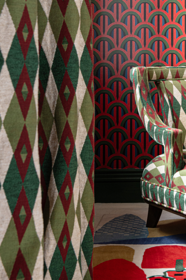 GIARDINO Woven Fabric 49x49cm FB00144 Lifestyle