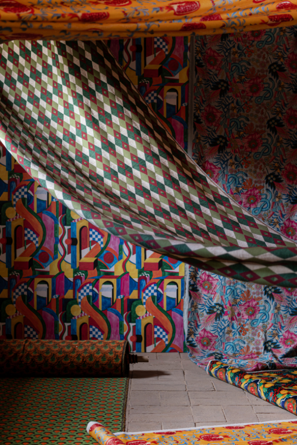 GIARDINO Woven Fabric 49x49cm FB00144 Lifestyle4