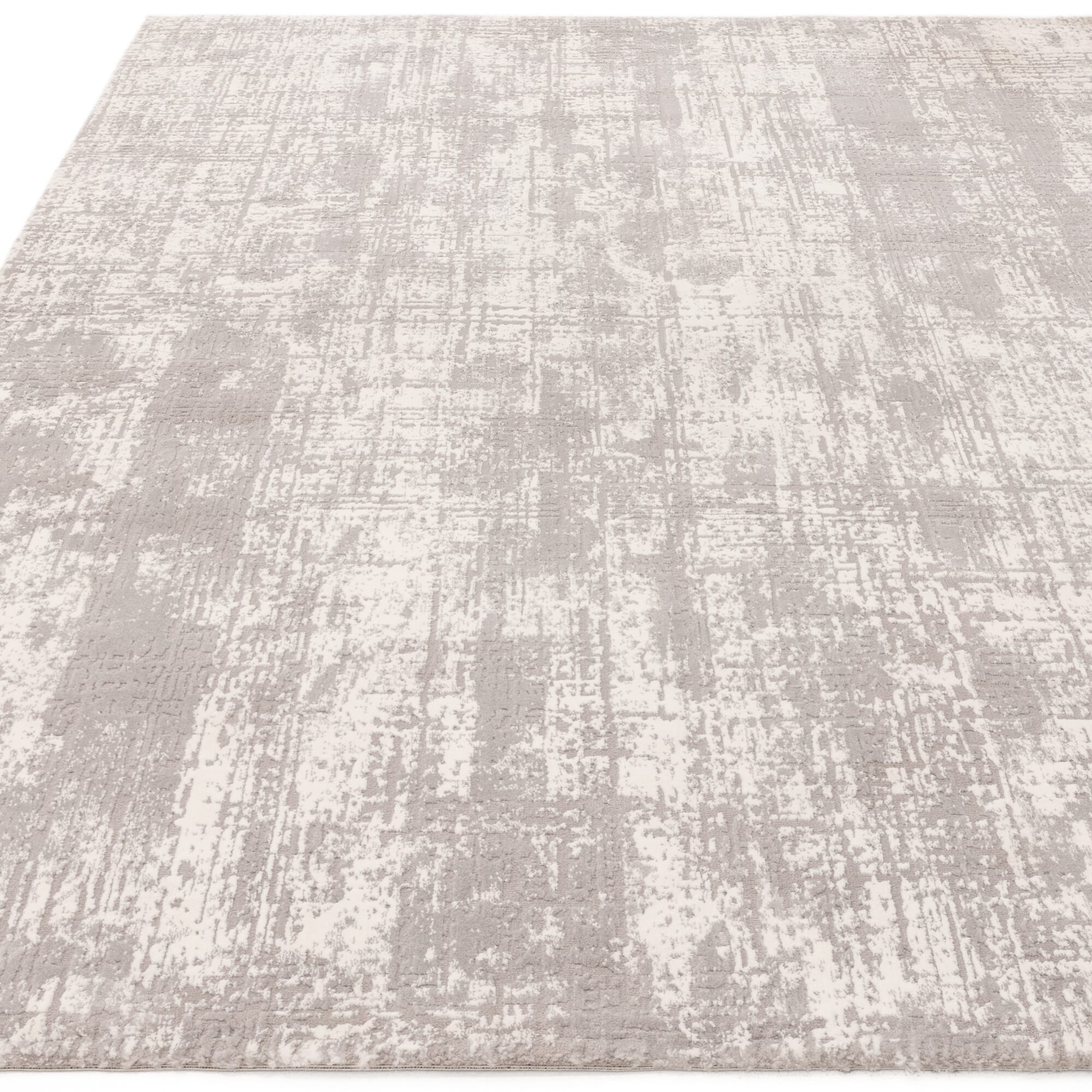 kuza abstract grey rug 1