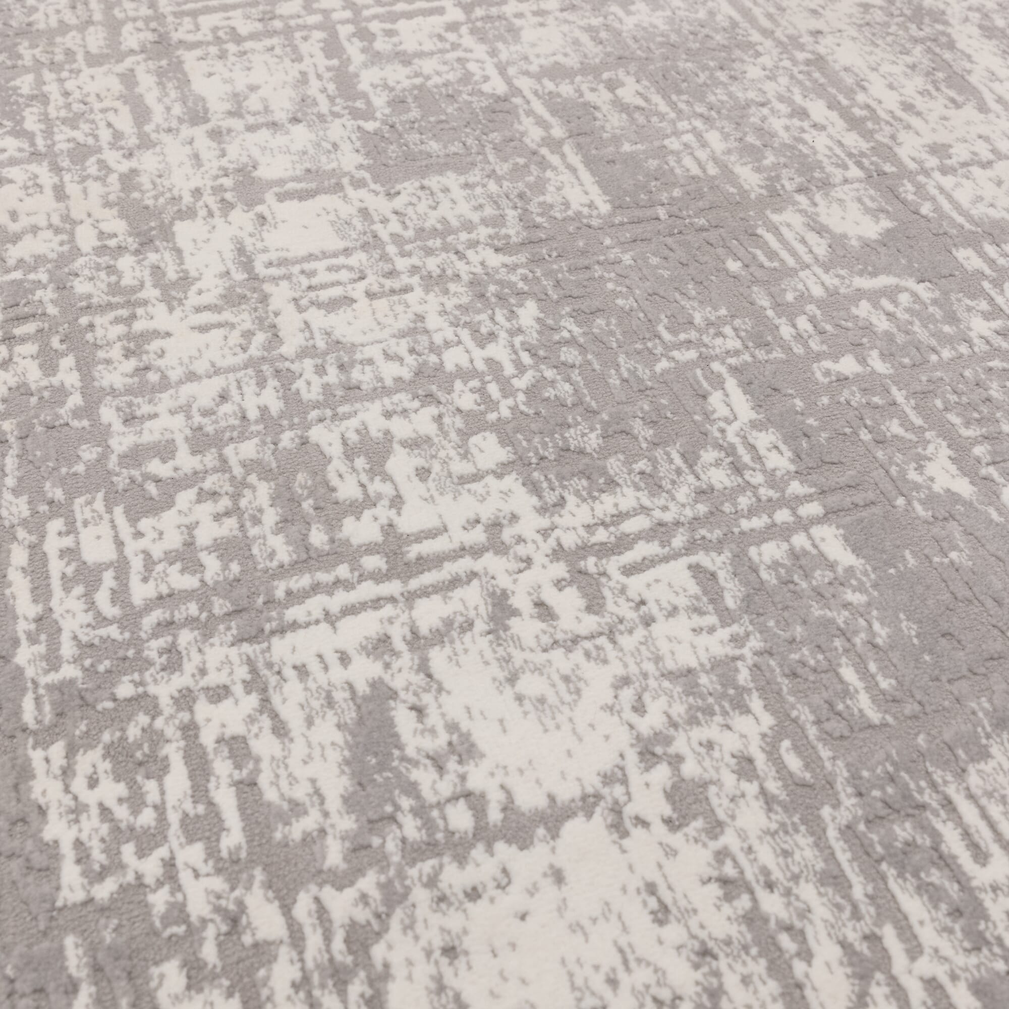 kuza abstract grey rug 4