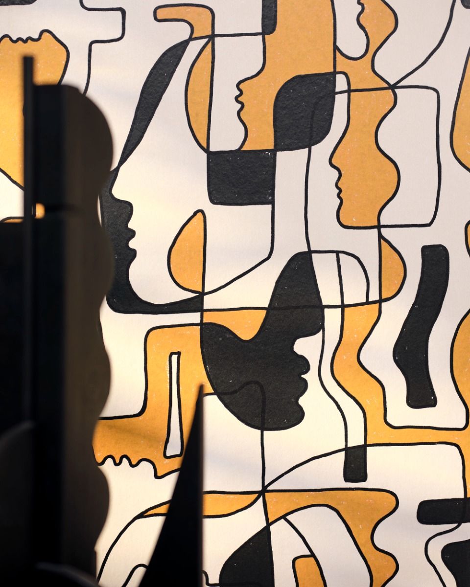 saudade in yellow 52x70 cm lifestyle 2 wp20878